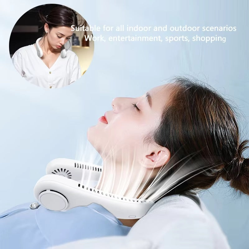 Portable Rechargeable Neck Fan