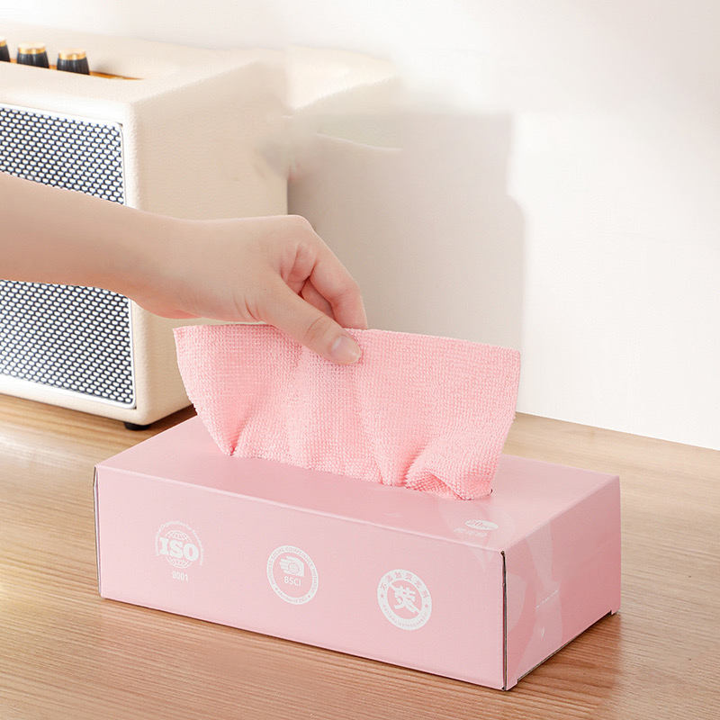 Microfiber Tissue Box – Reusable Cleaning Wipes