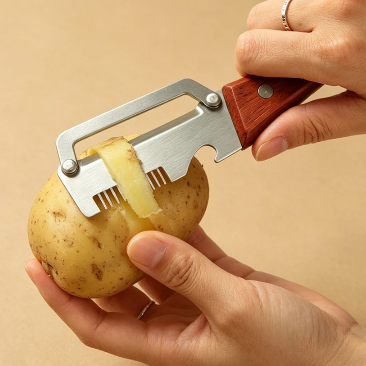 3-in-1 Peeler Knife – Multifunctional Vegetable & Fruit Peeler