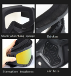 Full Face Safety Riding Mask with Glasses Compatible Design