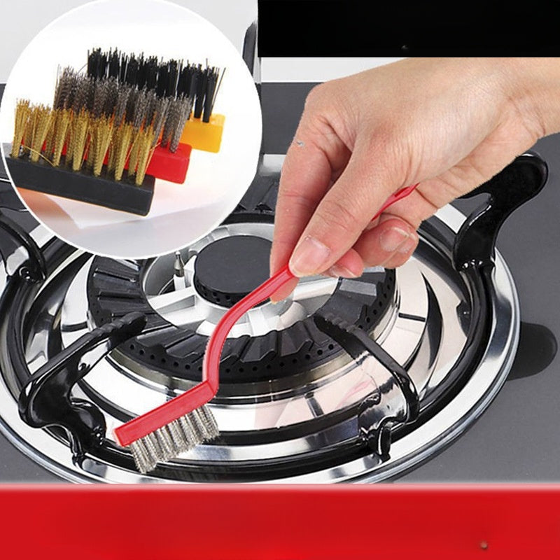 3-in-1 Heavy Duty Wire Cleaning Brush Set (Steel, Brass & Nylon)