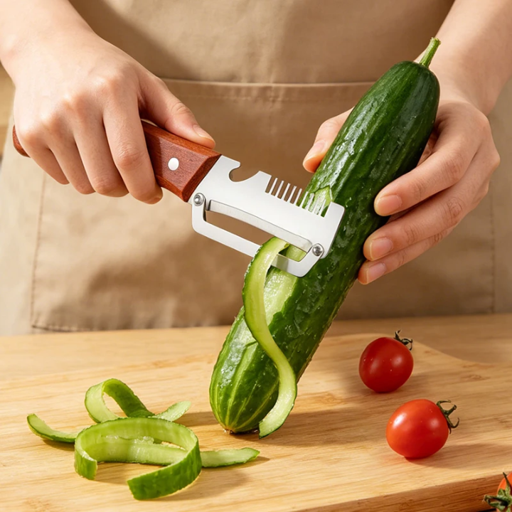 3-in-1 Peeler Knife – Multifunctional Vegetable & Fruit Peeler