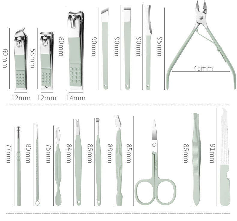 16-in-1 Premium Manicure & Pedicure Kit